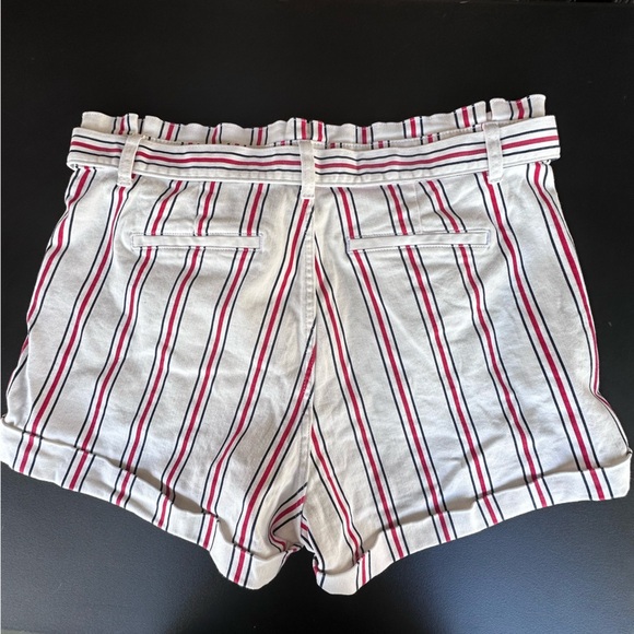 Express Womens Jean Shorts Shortie Extreme High Rise Stripe Size:18 - Picture 5 of 14